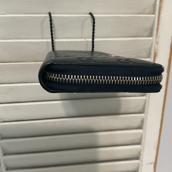 Gucci Wallet GG Logo Navy - Picture 6 of 14